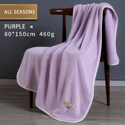 Thick Multi Colored Quick Absorbing Plush Fluffy Antimicrobial Bath Towel for SPA
