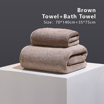 2 pezzi set di asciugamani da bagno per la pelle ad asciugatura rapida altamente assorbente