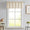 Melodieux Semi Sheer Curtain Valance per cucina Look Look Rod Pocket(1 pannello)