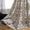 Black Geometric Pattern Room Darkening Grommet Curtains for Living Room Dining Room Bedroom (2 Panels)