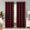 Melodieux Buffalo Check Plaid Grommet Drapes wärme isolierte Verdunkelung vorhänge (2 Paneele)