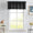 Melodieux Semi Sheer Curtain Valance per cucina Look Look Rod Pocket(1 pannello)