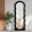 Irregular Flannel Frame Wavy Dressing Wall Mounted Floor Full Length Mirrors (24x63)