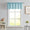 Melodieux Semi Sheer Curtain Valance per cucina Look Look Rod Pocket(1 pannello)