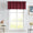 Melodieux Semi Sheer Curtain Valance for Kitchen Linen Look Rod Pocket (1 Panel)