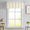 Melodieux Semi Sheer Curtain Valance per cucina Look Look Rod Pocket(1 pannello)