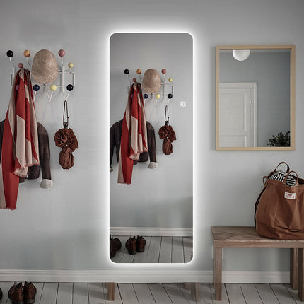 Melodieux lighted mirror for grooming