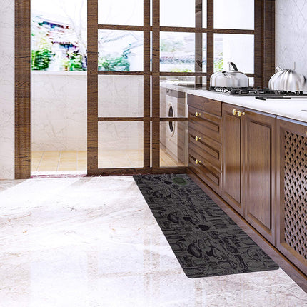 Non-Slip Carpet Durable Honeycomb Texture Doormat Design Kitchen Mat Set for Entry Garage