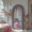 Custom Chic Pink Faux Fur Framed Full Length Mirrors for Cloakroom Bedroom