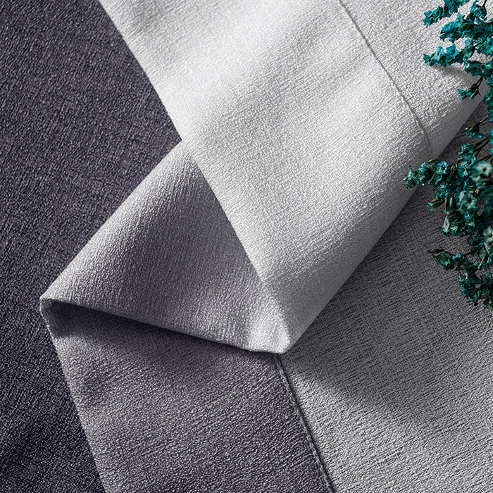 96 Inches Long Voile Drapes Gradient Grommet  Semi Sheer Curtains Double Panels (2 Panels)