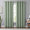 96 Inches Long Green Linen Blackout Curtains for Living Room Melodieux (2 Panels)