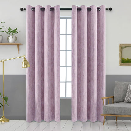 Elegant Cotton Room Darkening Blackout Curtains for Living Room Melodieux (1 Panel)