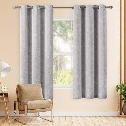 Tende termiche grigie per finestre isolate per camera da letto Pannello singolo Melodieux (1 pannello)