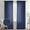 108 inch Extra Long Drapes Light Filtering Rod Pocket Semi Sheer Linen Curtains (2 Panels)