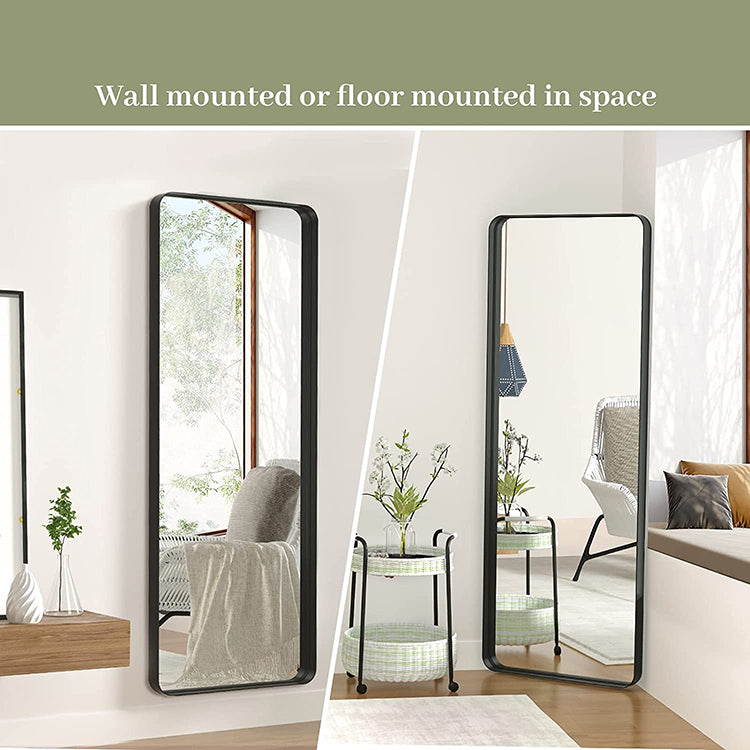 21x64 Full-length Mirror Floor Mirror Wall Bedroom Mirror Stand Alloy  Frame
