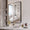 Hanging Rounded Corners Alloy Frame Rectangular Bathroom Wall Mirrors（26×38）