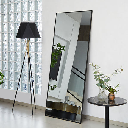 Melodieux Home Decor Rectangle Gold Aluminum Full Length Mirrors (30x71)