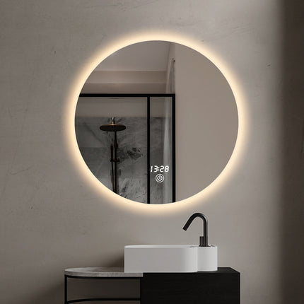 36 Inch Round LED Backlit Mirror - Melodieuxhome 