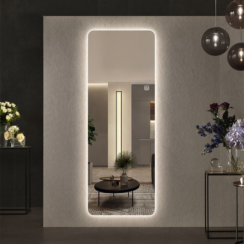 Specchio LED a lunghezza intera con Smart Touch Screen Elegante Decorazioni  per la Casa-Melodieux