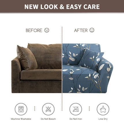 Printed Sofa Cover Stretch Couch Cover Sofa Slipcovers for 3 or 4 Couches