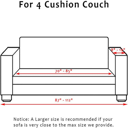 Bezug Gedruckt Elegant Blumen Hoch Stretch Couch Sofa Sofabezug Möbelschutz mit zwei Kissenbezügen Muster Schwarz 2#