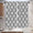 Melodieux Set of 2 Moroccan Geometric Lattice Fashion Tier Curtains for Kitchen (2 Panels)