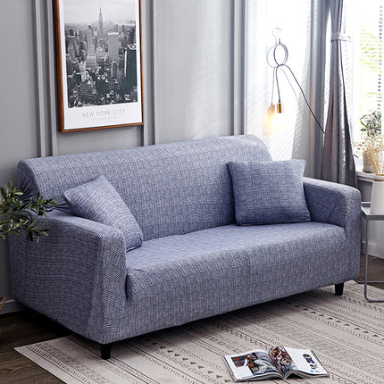 Stretch Sofa Couch Marineblau Sofabezug für 3 Kissensofas Sofas
