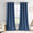 Melodieux Green Striped Jacquard Room Darkening Curtains for Living Room (2 Panels)