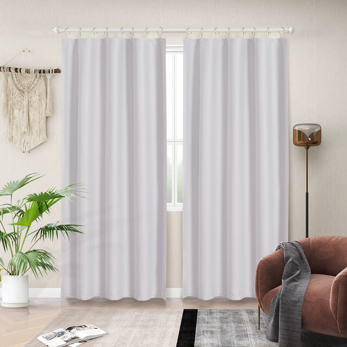 84 Inch Long 100% Blackout Thermal Curtains Liner with Rings - Melodieux (1 Panel)