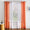 96 Inches Long Voile Drapes Gradient Grommet  Semi Sheer Curtains Double Panels (2 Panels)