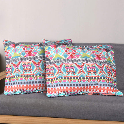 2 pezzi Boundless Universe Style Cotone Throw Pillow Covers 18x18 pollici