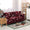 Divano elasticizzato copricuscino per divano con stampa di loveseat copricuscini per 2/3/4 Cuscini 1 pezzo spandex Elastic Furniture Protector con 2 federe gratis rosso rosmarino