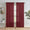 Light Filter Voile Drapes Rod Pocket Window Sheer Chiffon Curtains for Living Room (2 Panels)