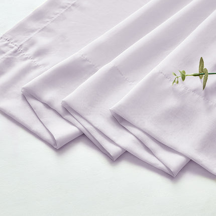84 pollici di lunghezza chiffon rosa bianco ombre tende trasparenti per soggiorno Melodieux (2 pannelli)