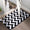 2 Pieces Microfiber Chevron Non-Slip Soft Kitchen Mat Bath Rug Doormat Runner Carpet Set