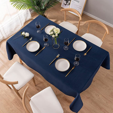 Waterproof Table Cover Dining Room Decorative Polyester Rectangle Tablecloths
