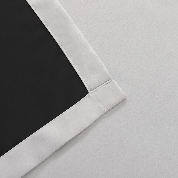 84 Inch Long 100% Blackout Thermal Curtains Liner with Rings - Melodieux (1 Panel)