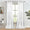 Elegant Living Room Window Voile Panels Natural Beige Sheer Curtains Melodieux(2 Panels)